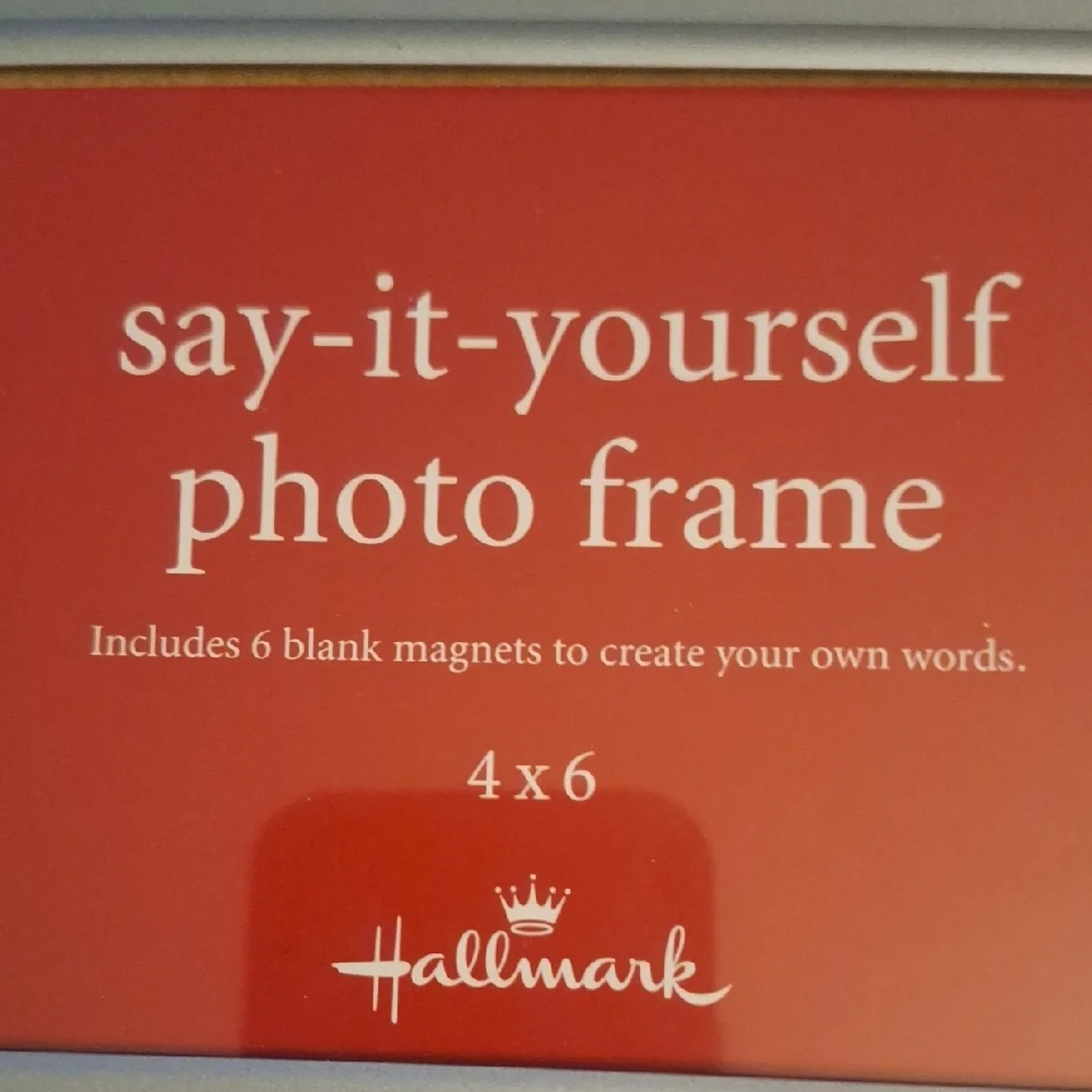 Hallmark Silver Say-It-Yourself Photo Frame